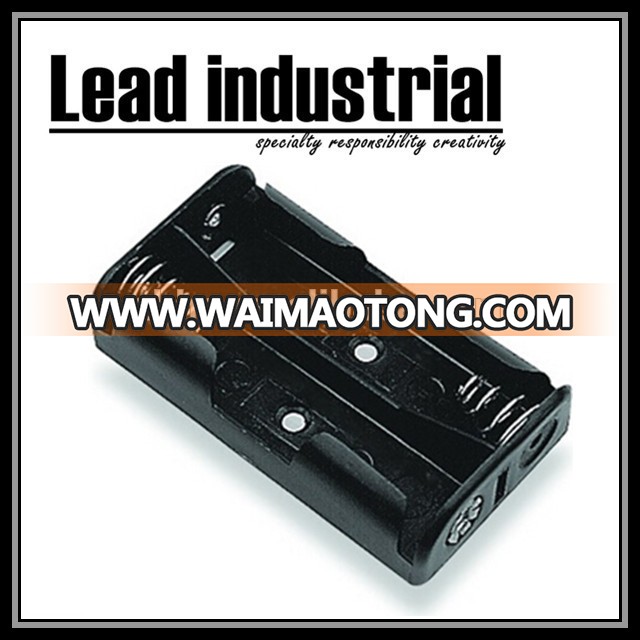 Black 2 * AA battery holder with 15cm wire