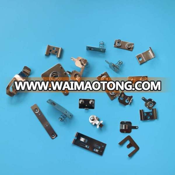 Stamping nickel plating aa battery holder for CR2032,CR1220